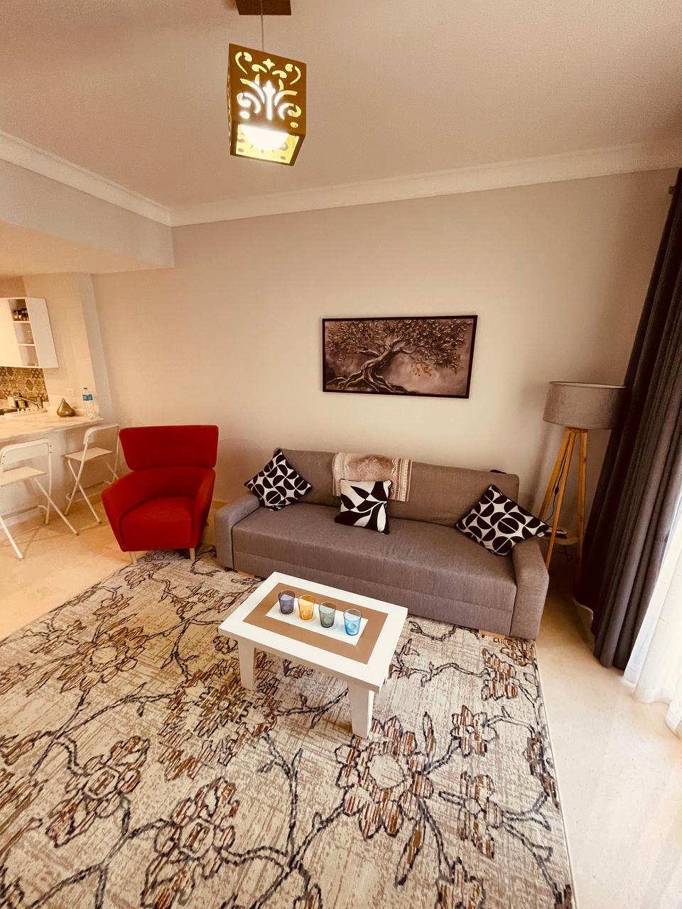 Sahl Hasheesh Beachfront Apartment balcony sea view