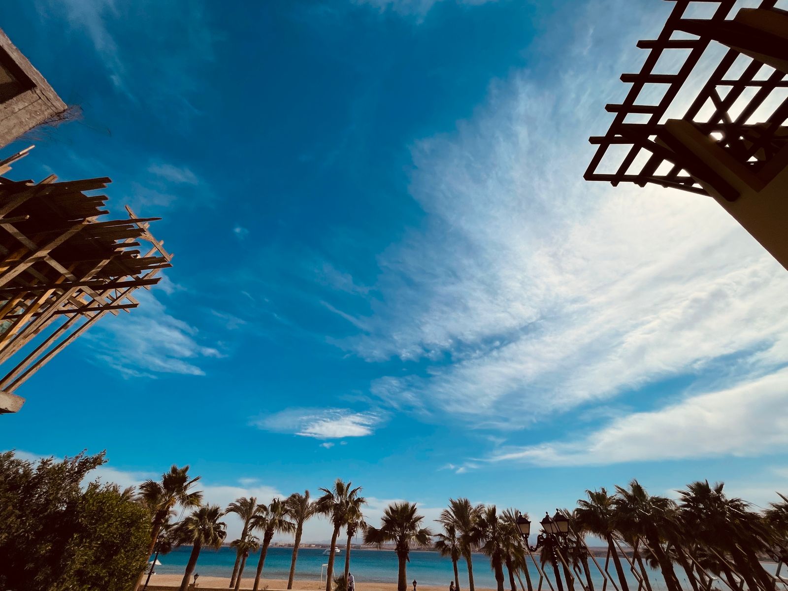 Sahl Hasheesh Beachfront Apartment balcony sea view