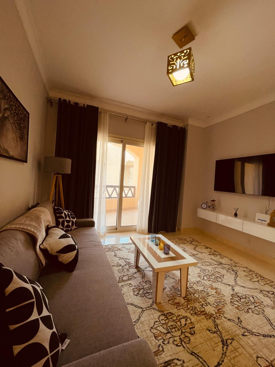 Sahl Hasheesh Beachfront Apartment balcony sea view