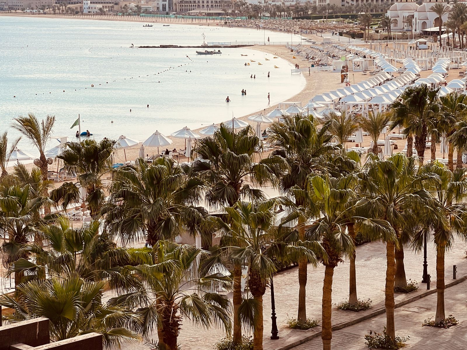 Sahl Hasheesh Beachfront Apartment balcony sea view