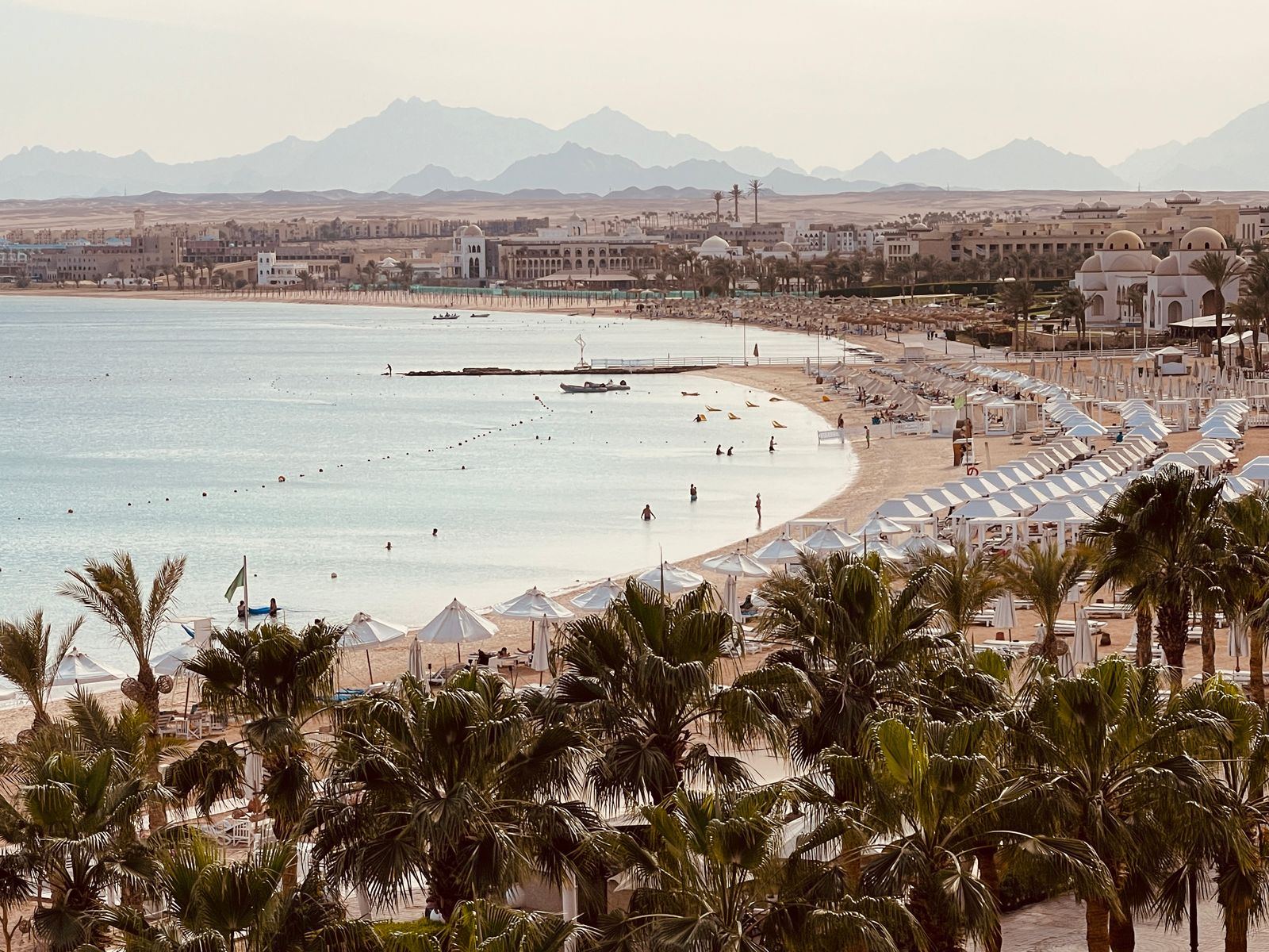 Sahl Hasheesh Beachfront Apartment balcony sea view
