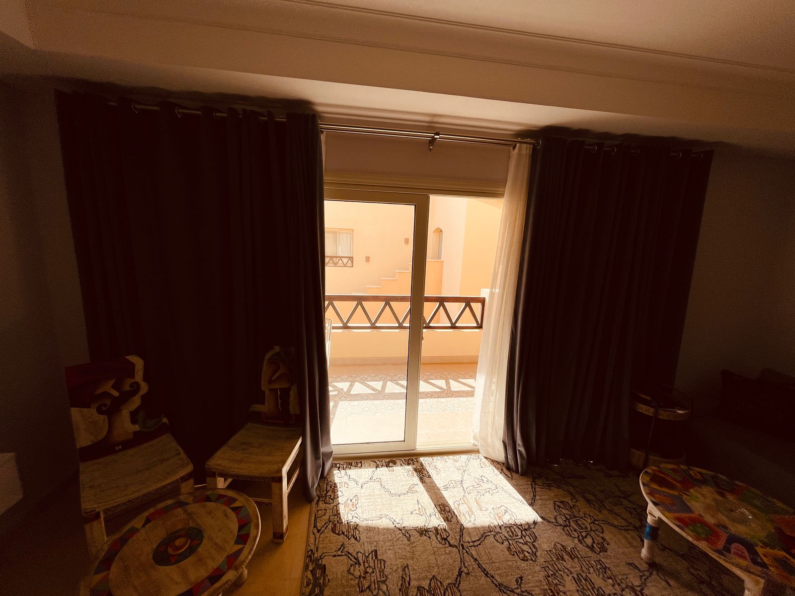 Sahl Hasheesh Beachfront Apartment balcony sea view