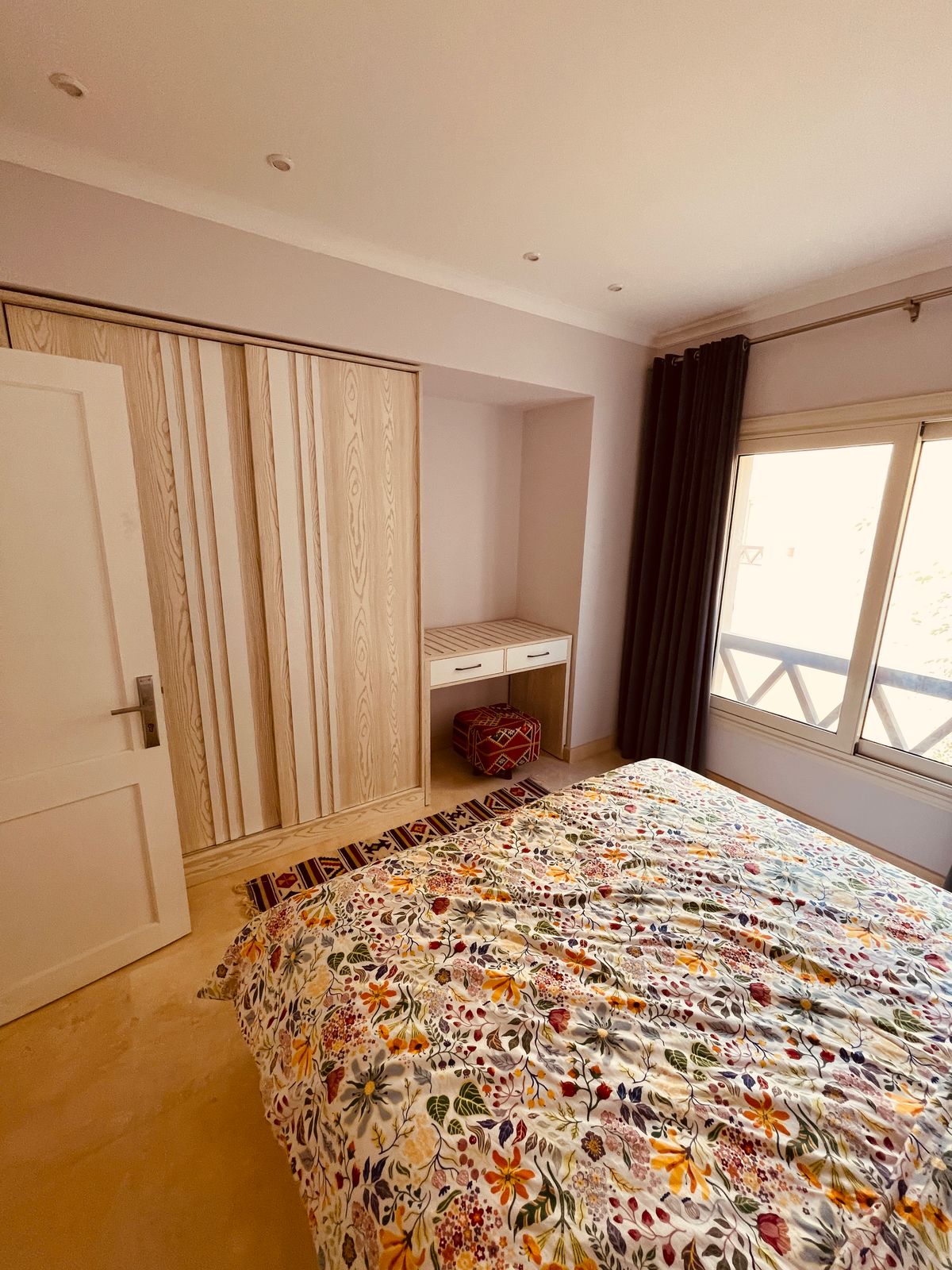 Sahl Hasheesh Beachfront Apartment balcony sea view