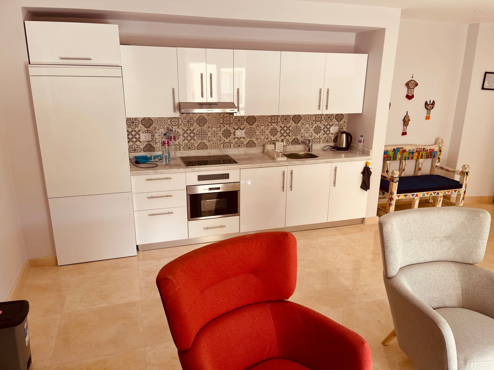 Sahl Hasheesh Beachfront Apartment balcony sea view