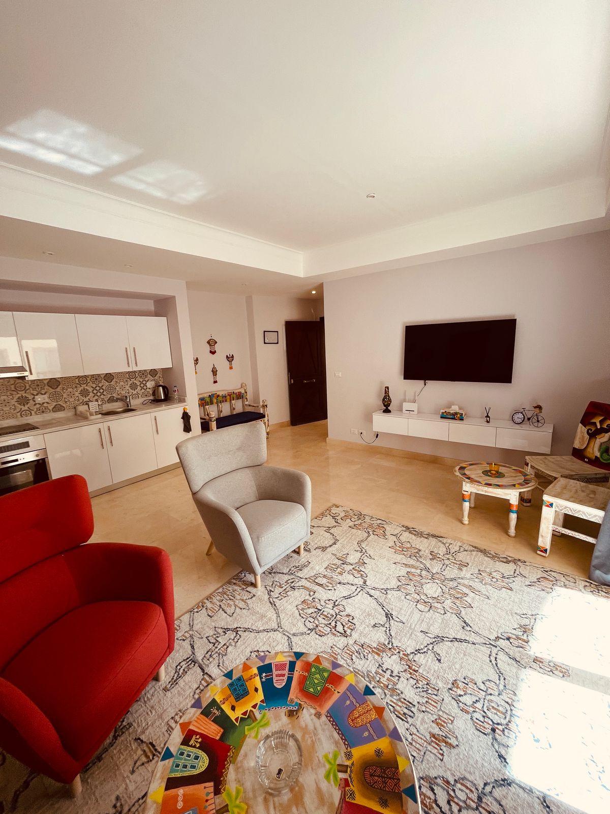Sahl Hasheesh Beachfront Apartment balcony sea view